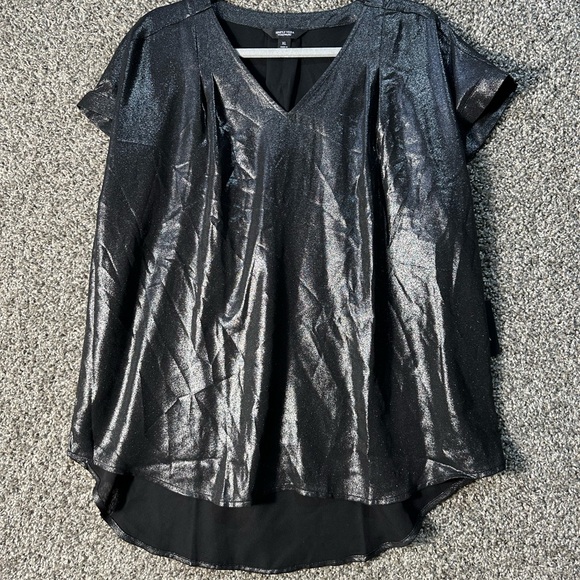 NWT women’s Simply Vera Vera Wang V neck top SZ XL - Picture 4 of 8